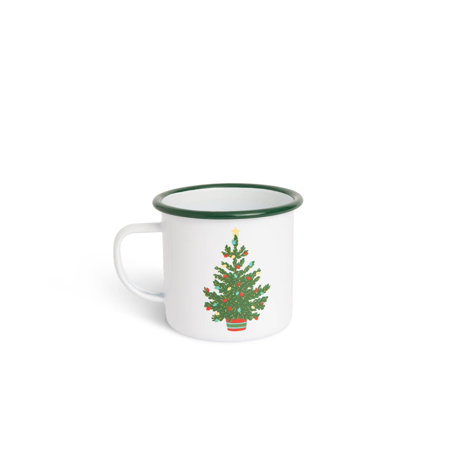 Helmsie x CCH Christmas Tree Enamelware 16 oz Large Mug