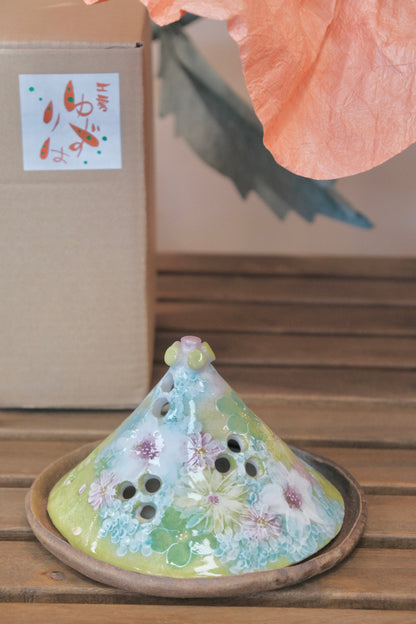 [Summer Limited Edition] YUZURIHA FLOWER HANDMADE Incense Burner (Gift Box)