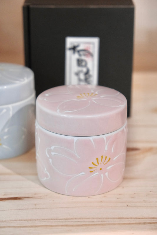 Arita ware Handcraft Lid container (Gift Box)