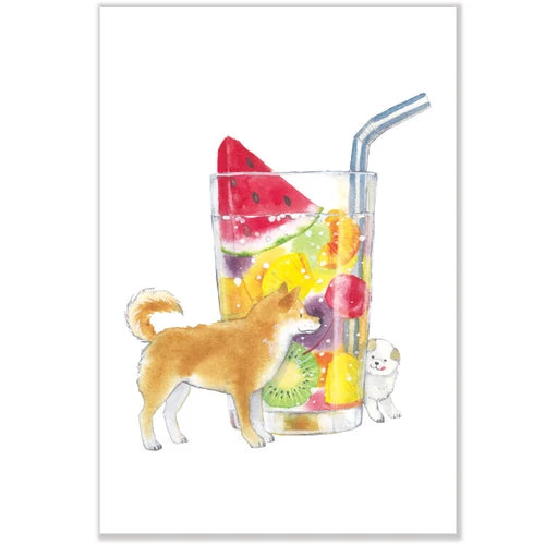 Japan Made Assorted Postcard Shiba Inu