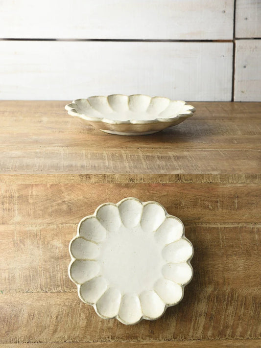 KANEKO KOHYO Rinka Flower Dish Plate (21.5cm/8inch)