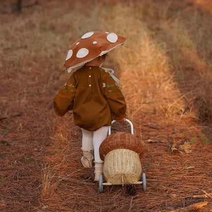 Olli ella Rattan Mushroom Luggy