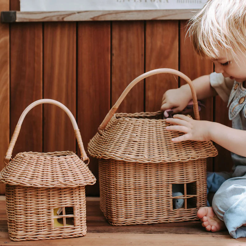 Olli ella Rattan Hutch Basket