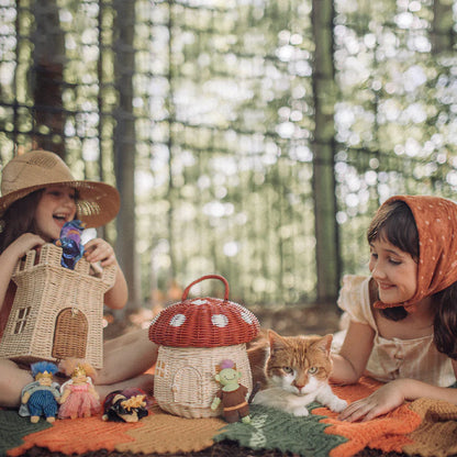 Olli ella Rattan Mushroom Basket