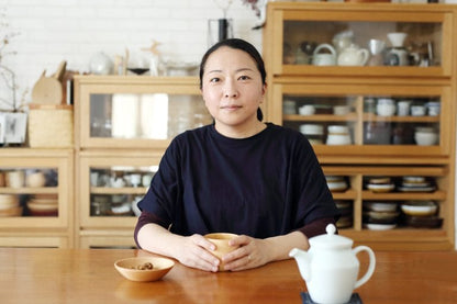 MIYAMA MIZU MIZU "瑞“ by RINA ONO OVAL BOWL (BROWN)