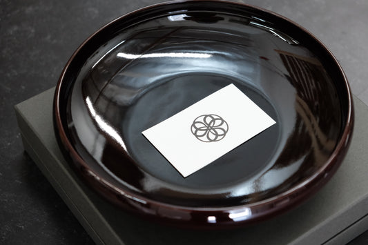 MIYAMA x TSUDOI by RINA ONO（IRON MAROON SERVING BOWL）