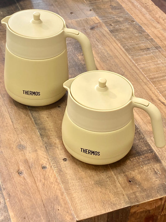 THERMOS Thermal Coffee Carafe Tea Pot (Beige)