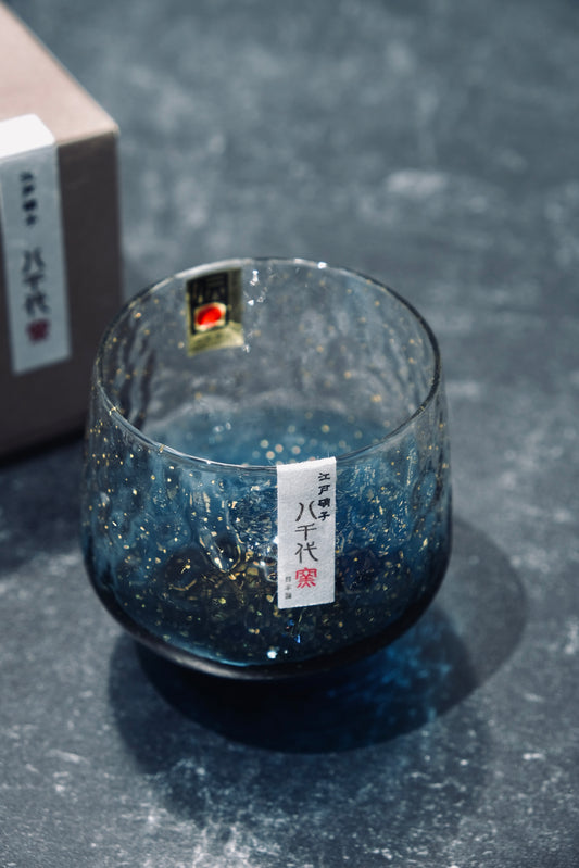 YACHIYO KILN -东洋佐佐木-八千代窯 EDO GLASS "STARRY SKY" 260ML TUMBLER (GIFT BOX)