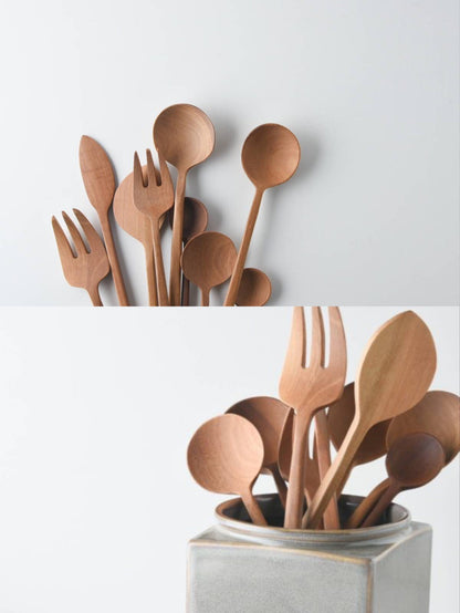 JAPAN DESIGNED WOODEN FLATWARE SERIES （FORK）