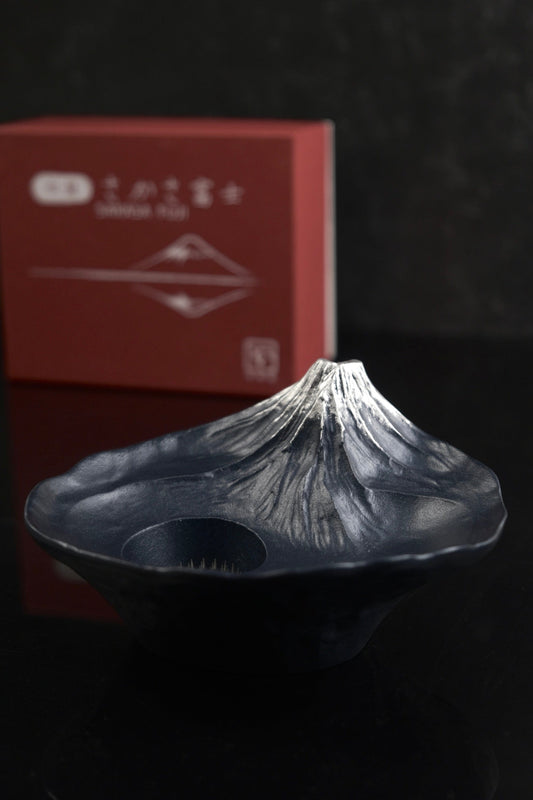 JAPAN GINGA-DO IKEBANA ALUMINIUM MT FUJI FLOWER VASE (Gift Box)