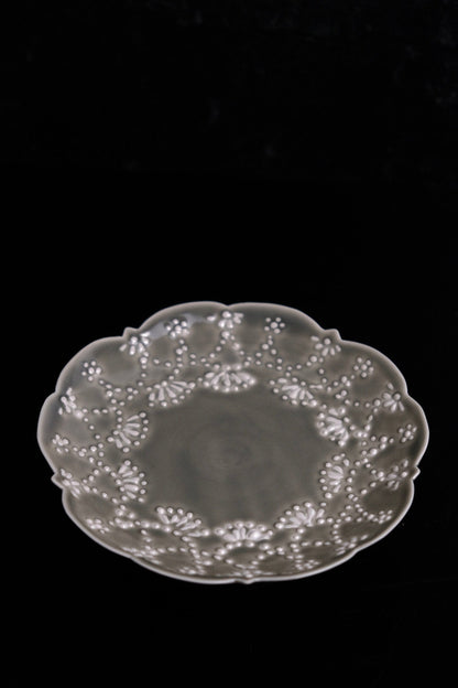 【Limited Edition Special Sale】Artisans-大串真司 Ougushi Masashi High Ground Plate S（Grey）