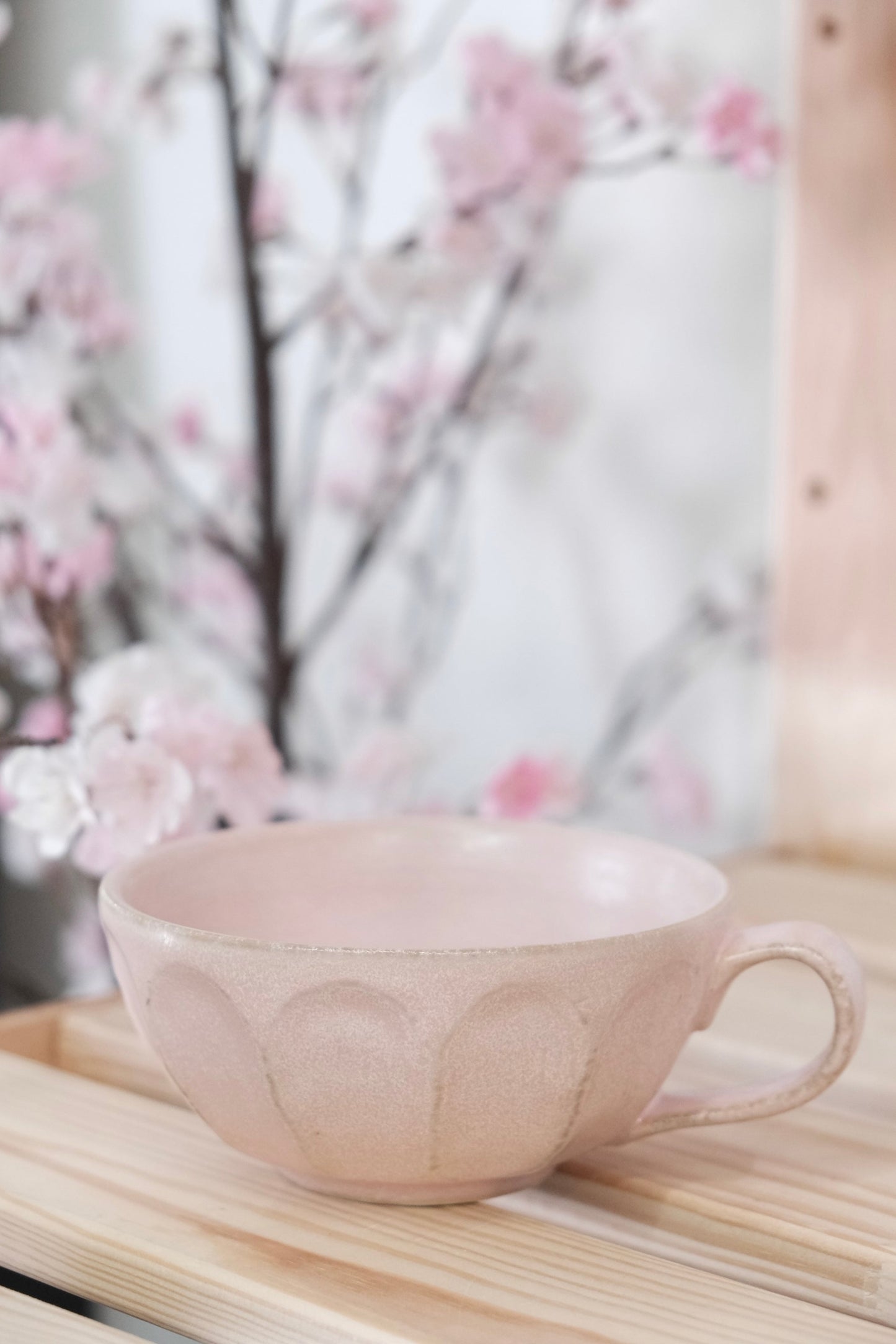 KANEKO KOHYO Rinka Flower Coffee Bowl （Pink）