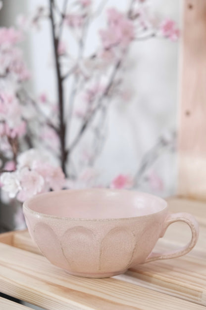 KANEKO KOHYO Rinka Flower Coffee Bowl （Pink）