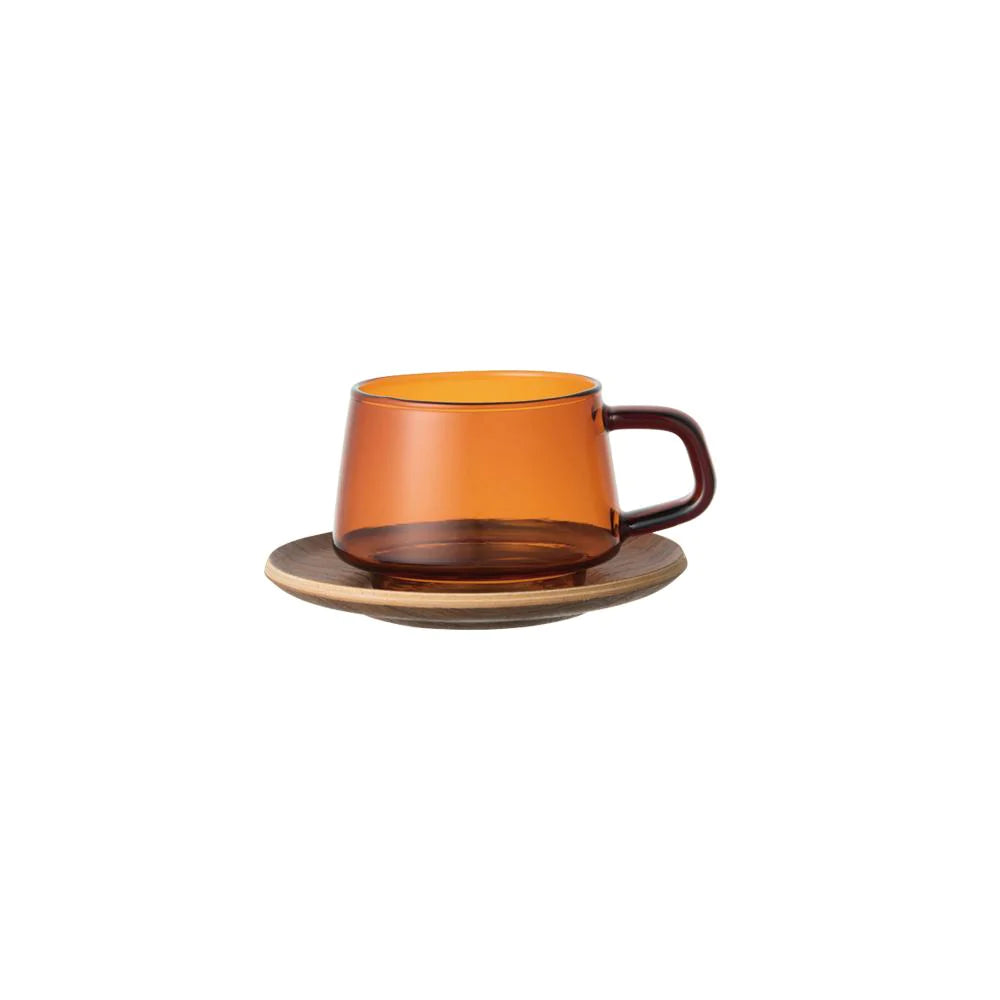 KINTO SEPIA cup & saucer (270ml / 9oz)