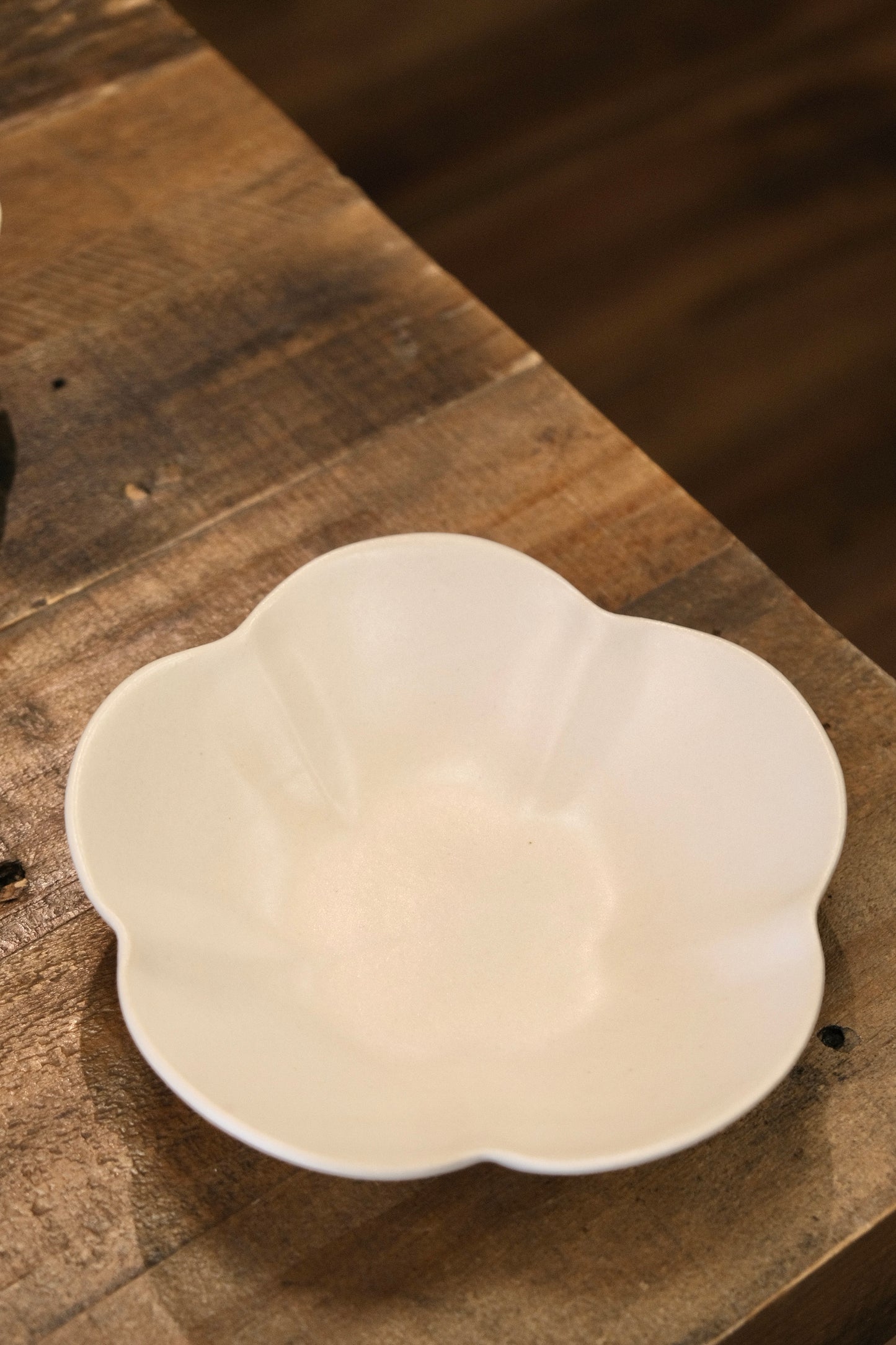 Yoshida Pottery Ume Bowl (White)