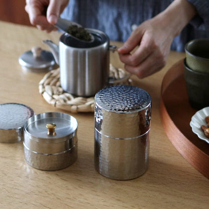 KOBO AIZAWA WORKSHOP HANDMADE TEA CANISER/TEA SPOON (GIFT BOX)