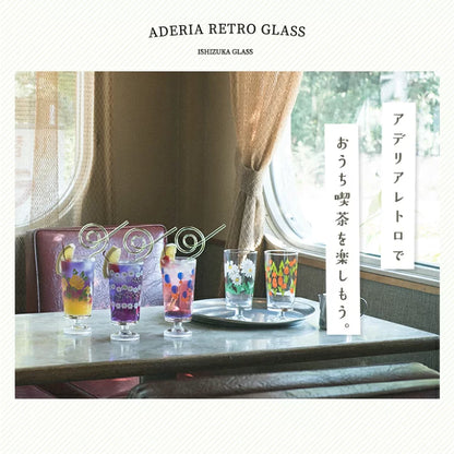 ISHIZUKA GLASS ADERIA RETRO High Footed Glass -305ml (Gift Box)