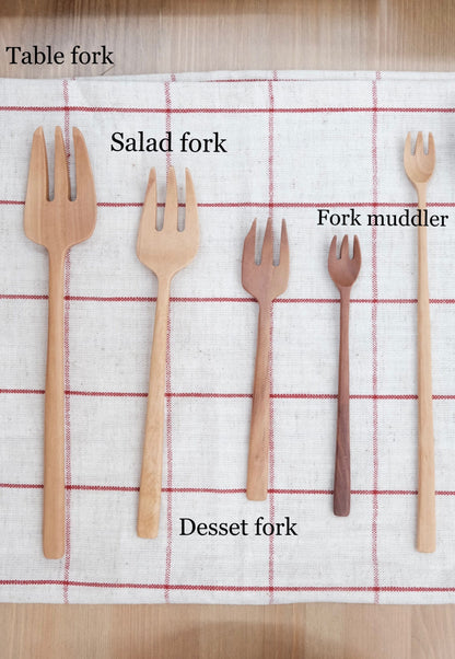 JAPAN DESIGNED WOODEN FLATWARE SERIES （FORK）