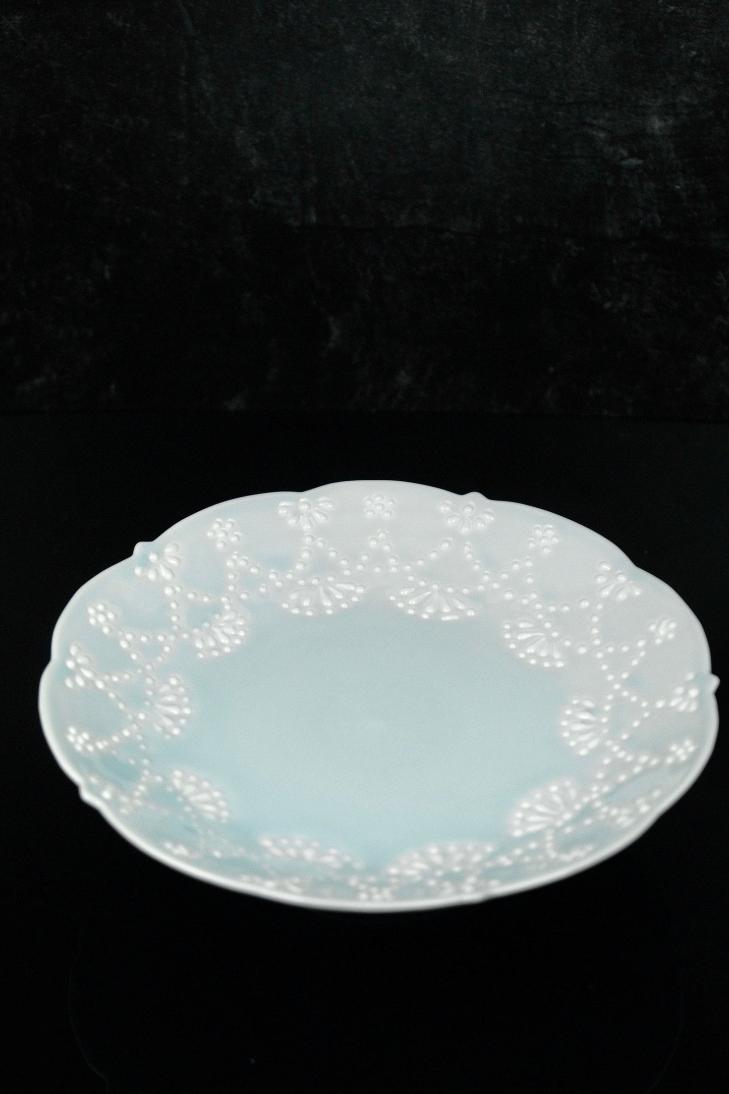 【Limited Edition】Artisans-大串真司 Ougushi Masashi High Ground Plate L (White Blue)