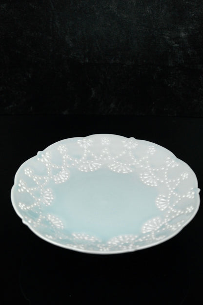 【Limited Edition】Artisans-大串真司 Ougushi Masashi High Ground Plate L (White Blue)