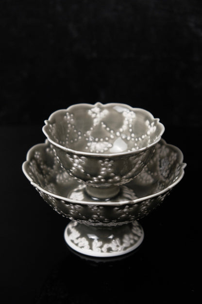 【Limited Edition Special Sale】Artisans-大串真司 Ougushi Masashi High Ground Bowl L (Grey)