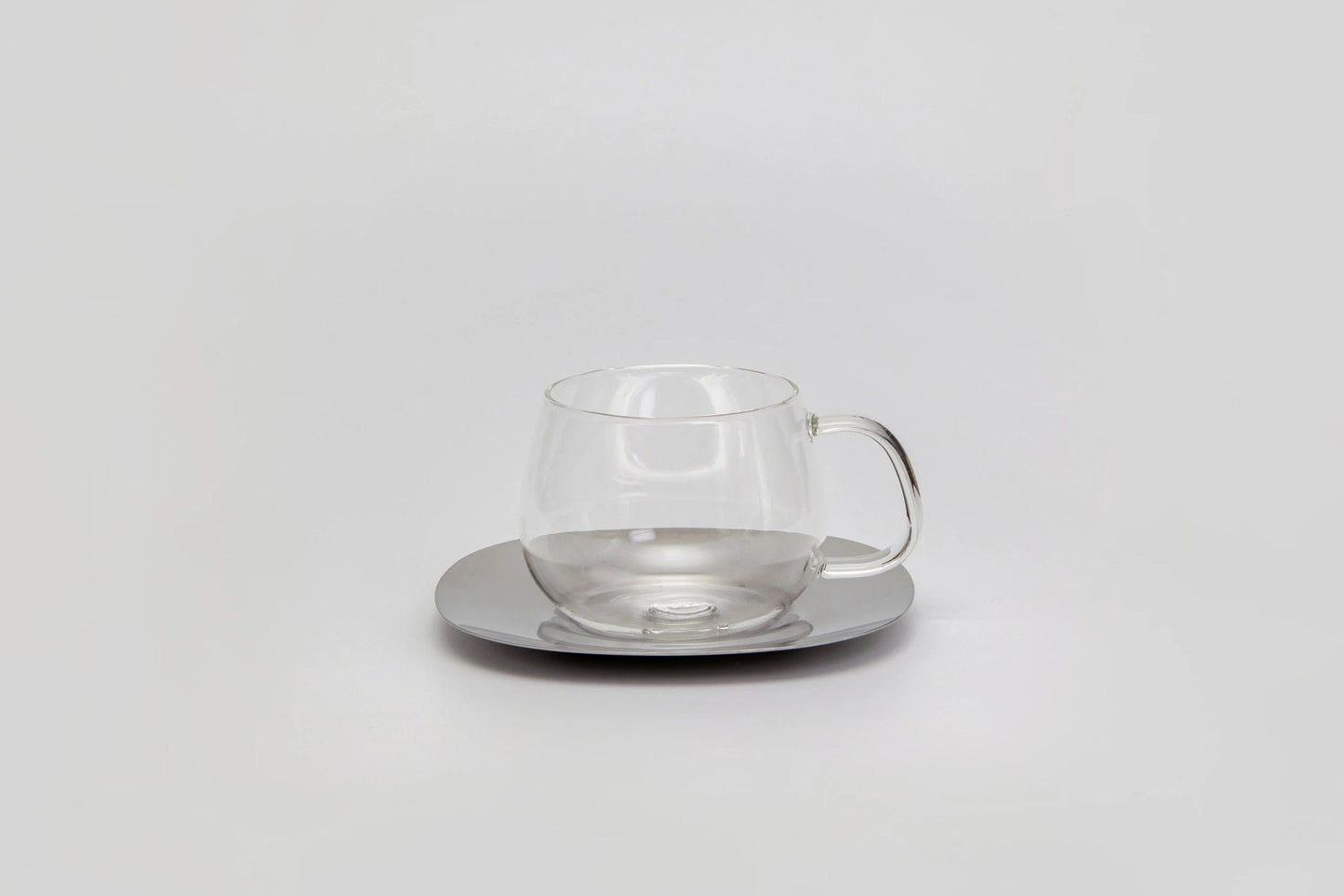 KINTO UNITEA CUP AND SAUCER 350ml/12oz STAINLESS STEEL