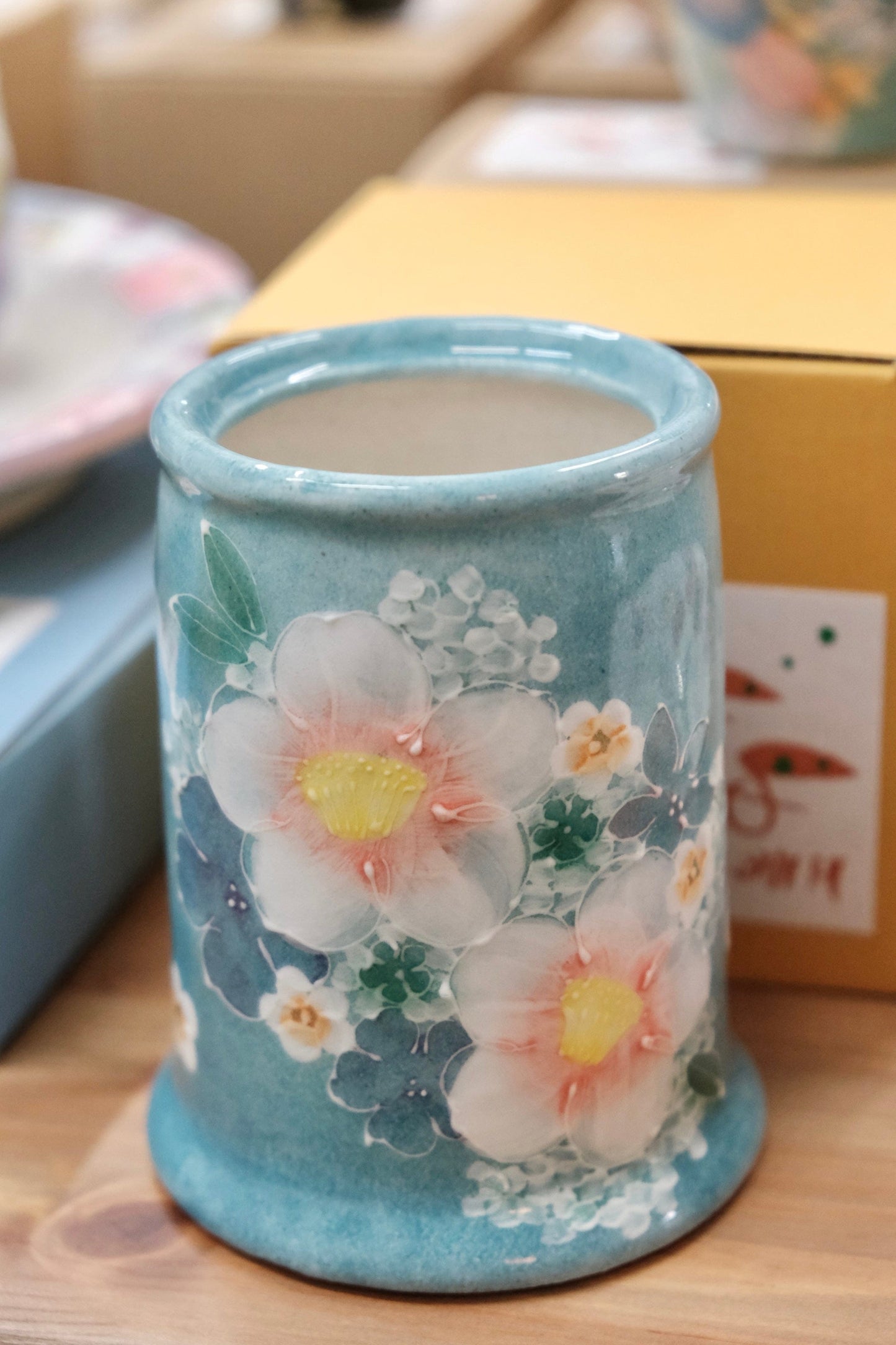 YUZURIHA STUDIO HANDMADE CERAMIC FLOWER TABLEWARE ORGANIZER（GIFT BOX）