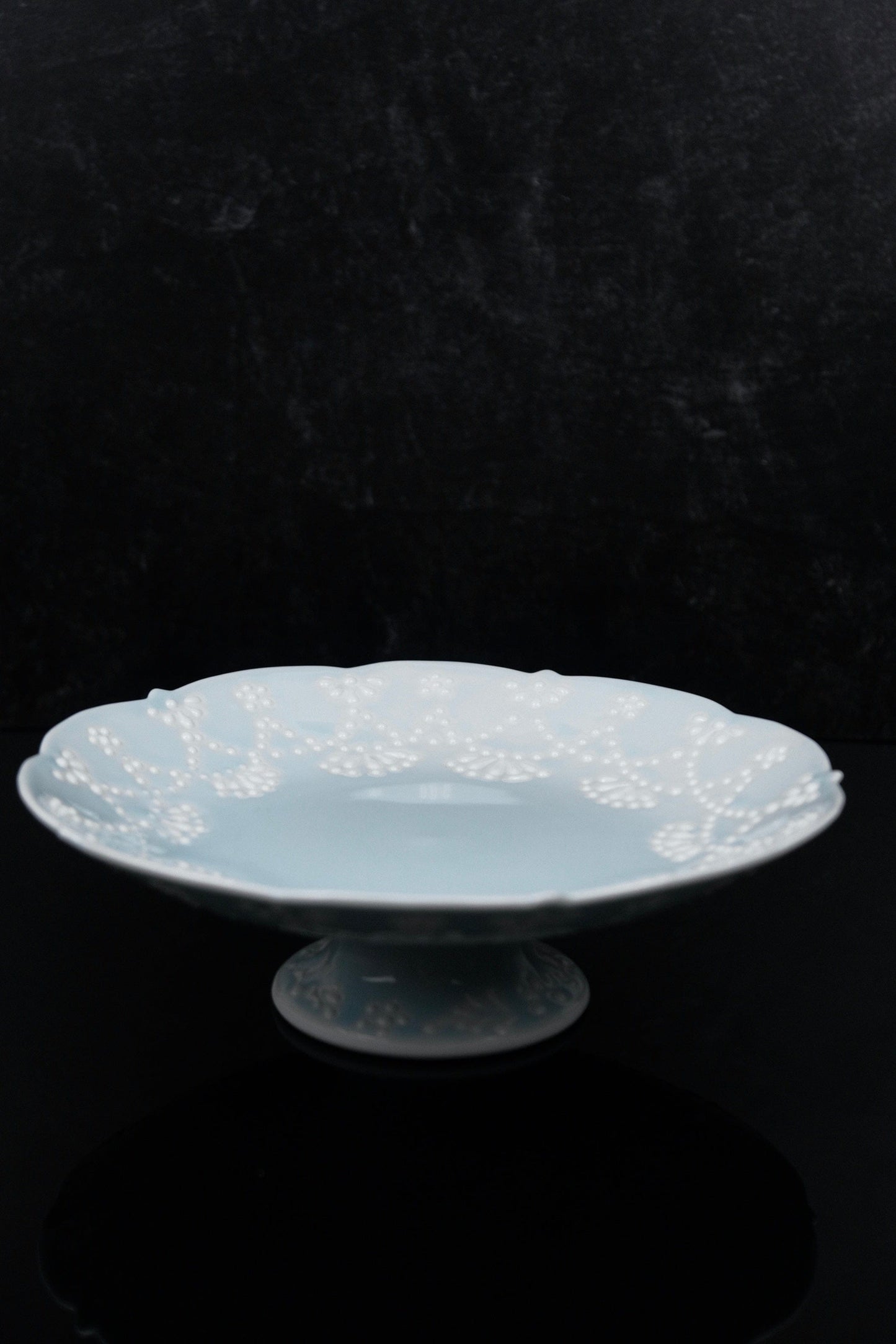 【Limited Edition】Artisans-大串真司 Ougushi Masashi High Ground Plate L (White Blue)