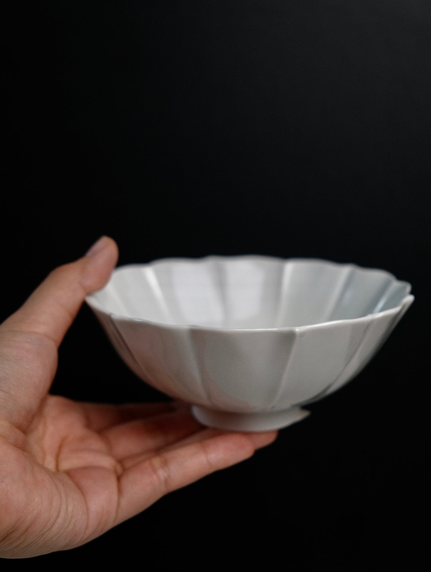 Hasami Ware 洸琳窯 Handmade Blue Flower Bowl