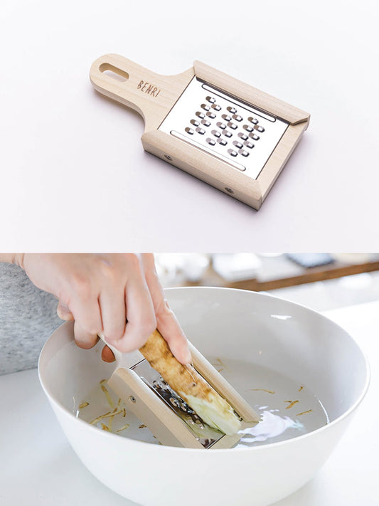 Japan made Wooden Vegetable Grater (Gift Box)