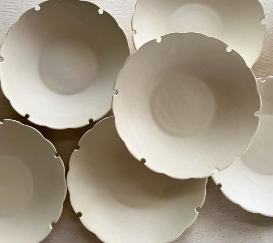 Yoshida Pottery Yukiwa Plate (White)
