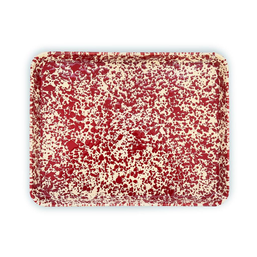 Crow canyon home splatter large Rectangle/Jelly Roll Tray