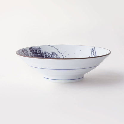 Japan Made Minoware Large Ramen Bowl-Hokusai Fuji