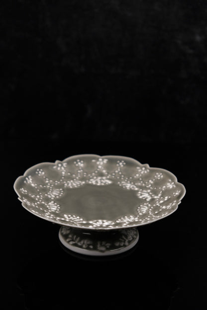 【Limited Edition Special Sale】Artisans-大串真司 Ougushi Masashi High Ground Plate S（Grey）