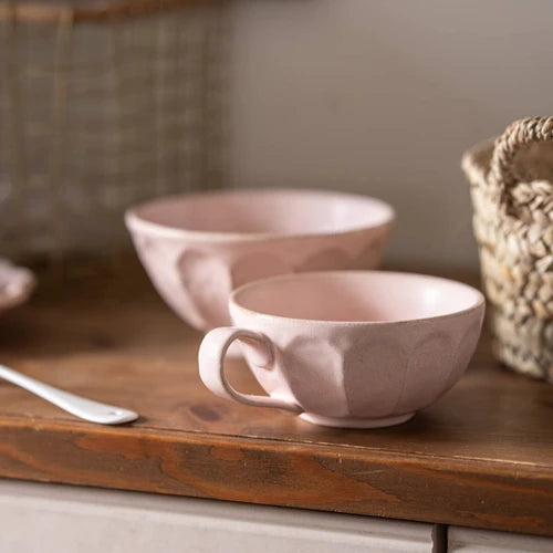 KANEKO KOHYO Rinka Flower Coffee Bowl （Pink）