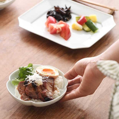 MIYAMA MIZU MIZU "瑞“ by RINA ONO (BLUE WHITE SERVING BOWL)